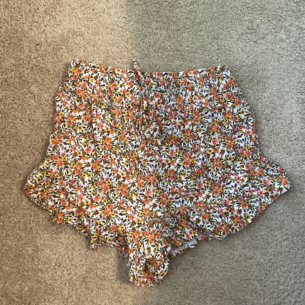 Wild Fable Floral Ruffle Shorts